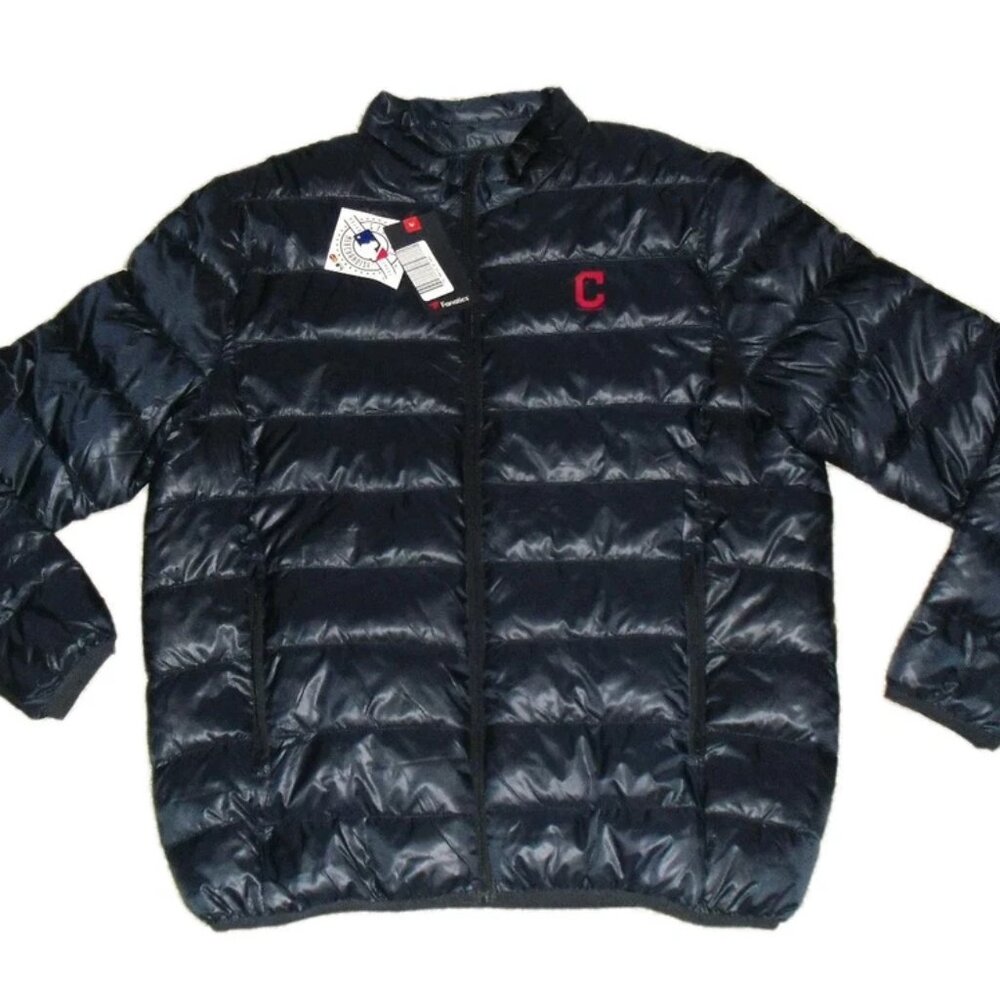Cleveland Guardians Indians Fanatics Mens sz. XL Full Zip Coat Jacket New Mlb
